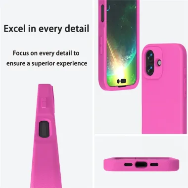 Coque iPhone 17 EVA Antichoc Souple Protection Caméra Renforcée Magenta - photo 30