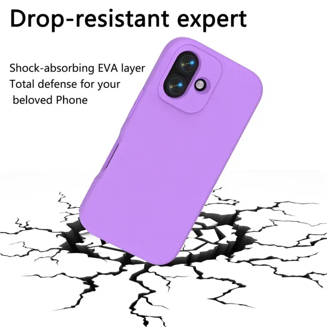 Coque iPhone 17 EVA Antichoc Souple Protection Caméra Renforcée