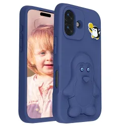 Coque iPhone 17 Pingouin Support Intégré | BANQUISE