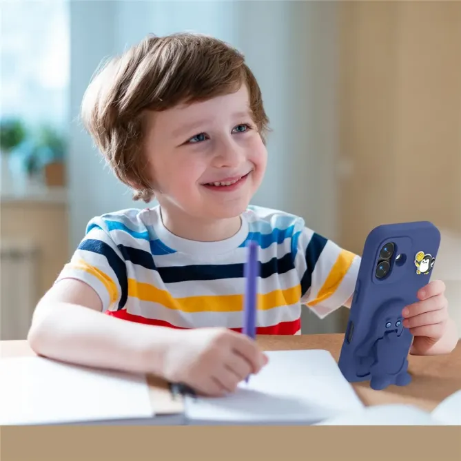 Coque iPhone 17 Pingouin Support Intégré | BANQUISE