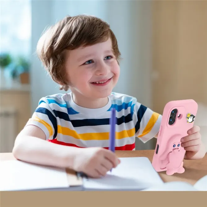 Coque iPhone 17 Pingouin Support Intégré | BANQUISE
