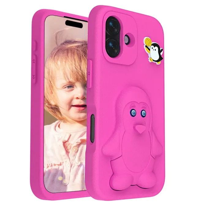 Coque iPhone 17 Pingouin Support Intégré | BANQUISE