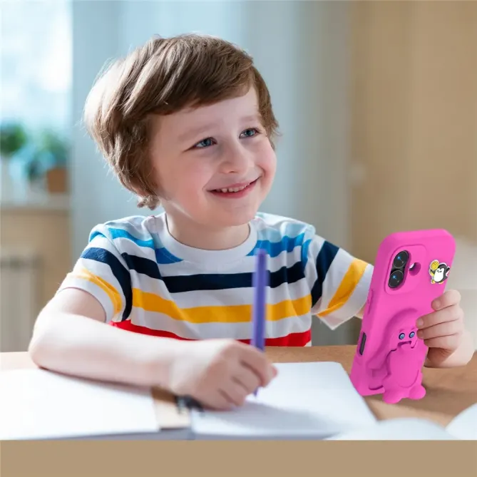 Coque iPhone 17 Pingouin Support Intégré | BANQUISE