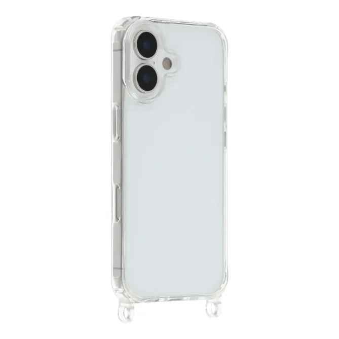 Coque iPhone 17 Transparente Boucles Cordon