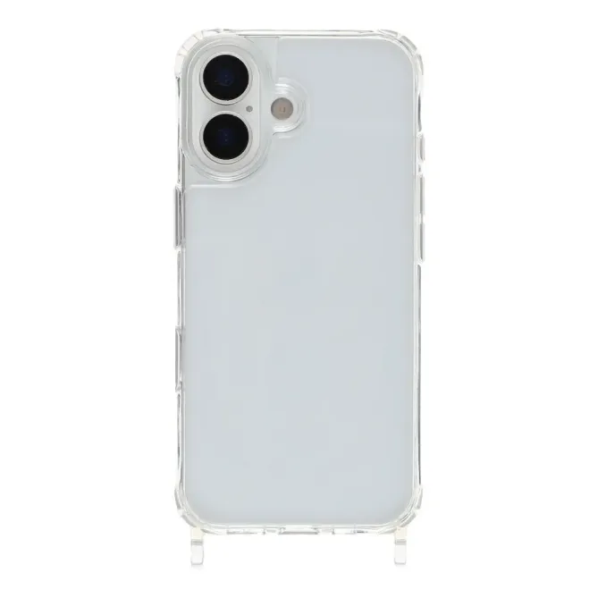 Coque iPhone 17 Transparente Boucles Cordon