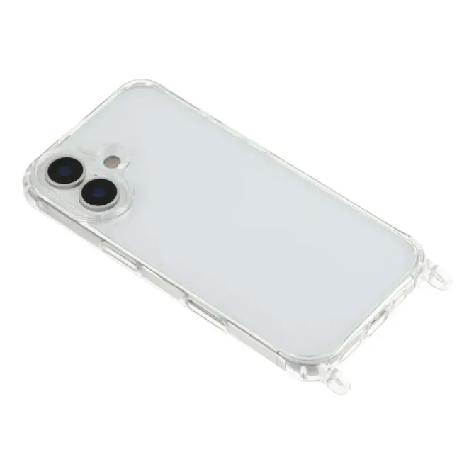 Coque iPhone 17 Transparente Boucles Cordon
