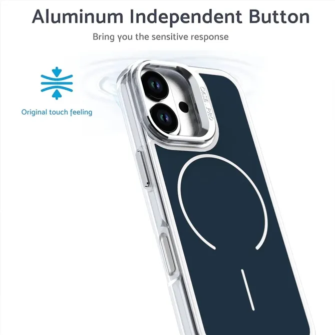 Coque iPhone 17 Support Lentille Caméra MagSafe Bicolore