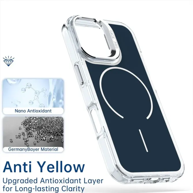Coque iPhone 17 Support Lentille Caméra MagSafe Bicolore