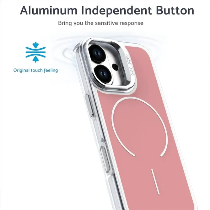Coque iPhone 17 Support Lentille Caméra MagSafe Bicolore