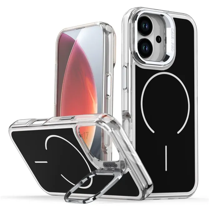 Coque iPhone 17 Support Lentille Caméra MagSafe Bicolore