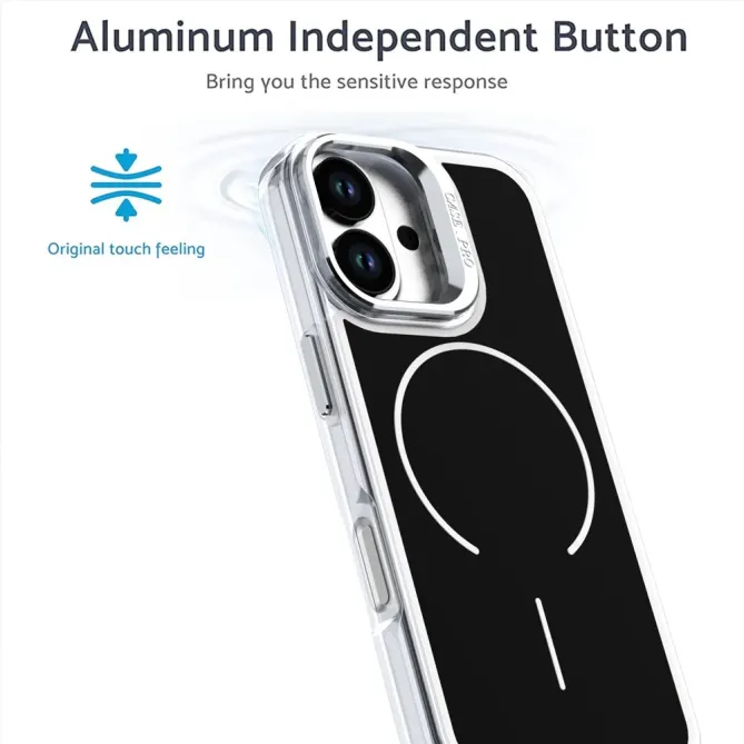 Coque iPhone 17 Support Lentille Caméra MagSafe Bicolore