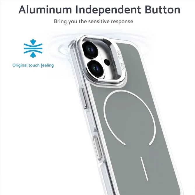 Coque iPhone 17 Support Lentille Caméra MagSafe Bicolore