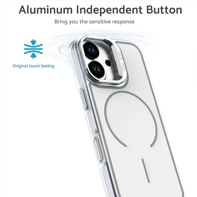 Coque iPhone 17 Support Lentille Caméra MagSafe Bicolore