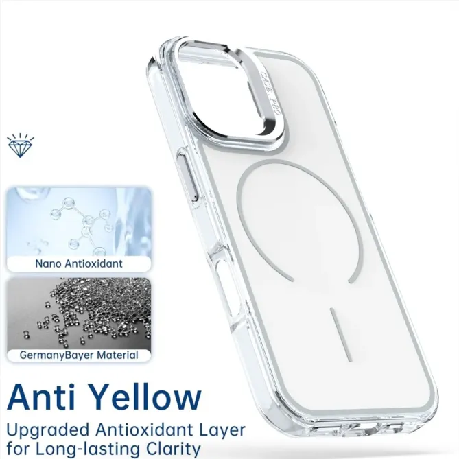 Coque iPhone 17 Support Lentille Caméra MagSafe Bicolore