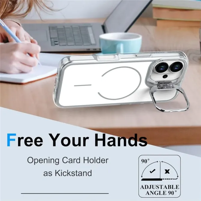 Coque iPhone 17 Support Lentille Caméra MagSafe Bicolore