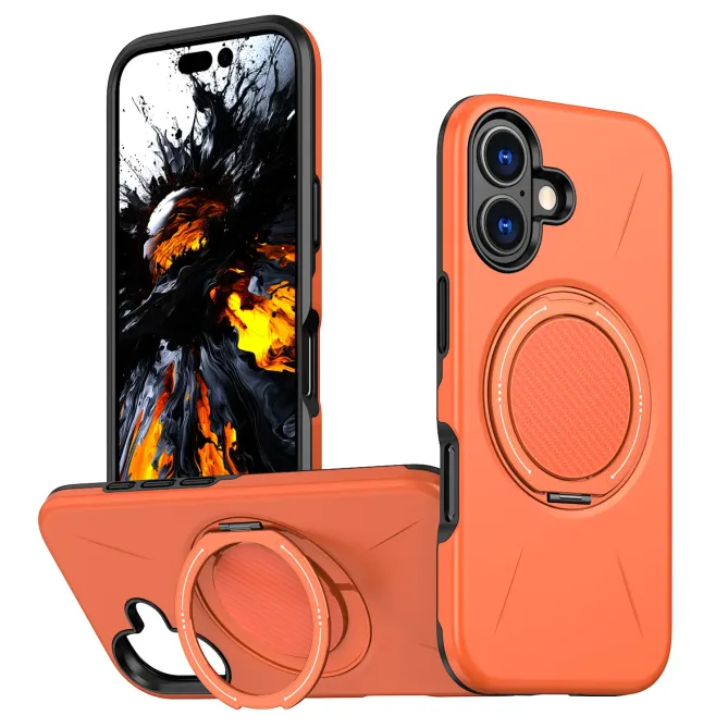 Coque iPhone 17 MagSafe Support Rotatif Béquille Antichoc