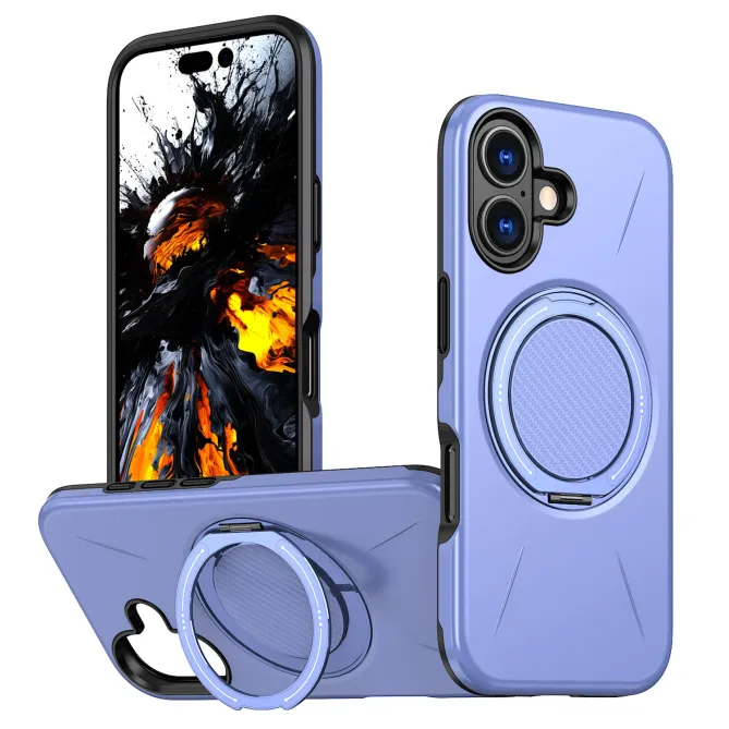 Coque iPhone 17 MagSafe Support Rotatif Béquille Antichoc