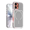 Coque iPhone 17 MagSafe bi-ton transparente