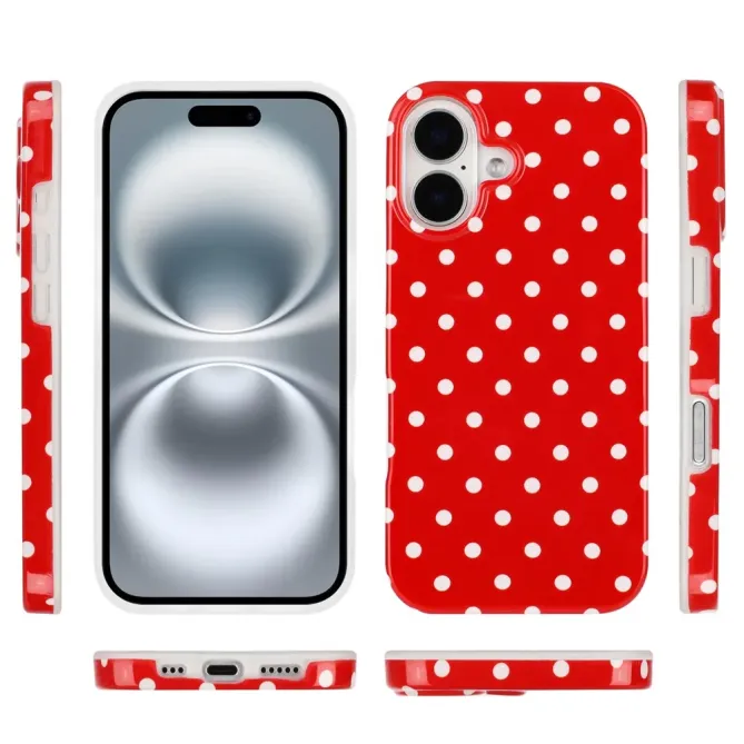 Coque iPhone 17 Motif Pois Design Rétro Protection