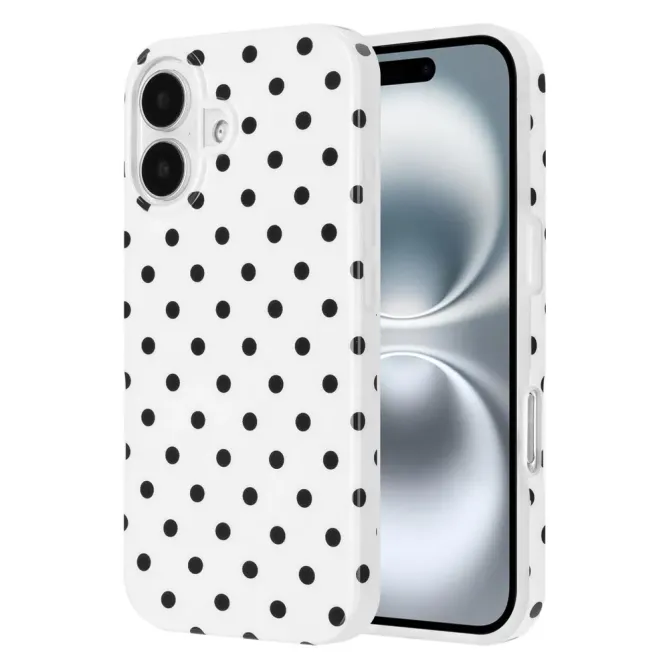 Coque iPhone 17 Motif Pois Design Rétro Protection