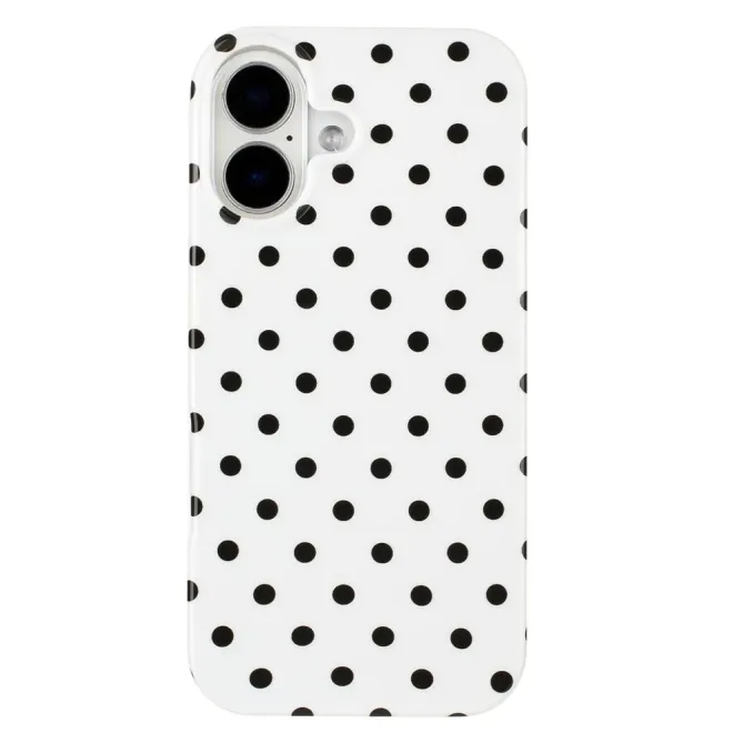 Coque iPhone 17 Motif Pois Design Rétro Protection