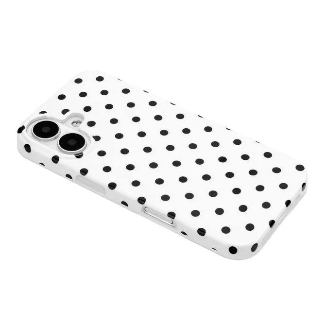 Coque iPhone 17 Motif Pois Design Rétro Protection