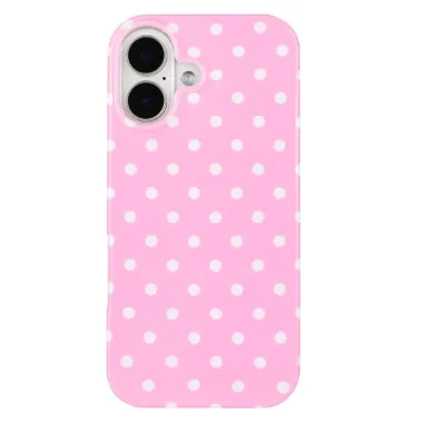 Coque iPhone 17 Motif Pois Design Rétro Protection Rose - photo 20