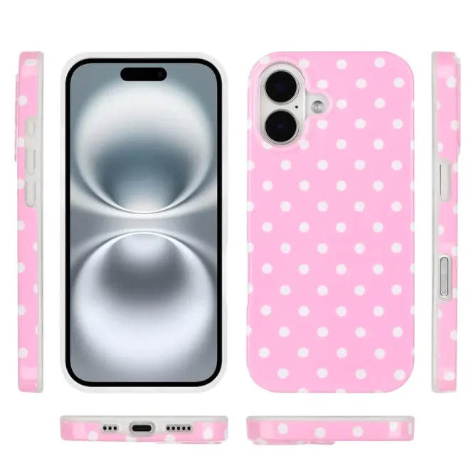 Coque iPhone 17 Motif Pois Design Rétro Protection