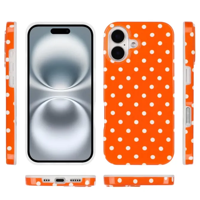 Coque iPhone 17 Motif Pois Design Rétro Protection