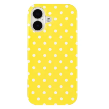 Coque iPhone 17 Motif Pois Design Rétro Protection Jaune - photo 38
