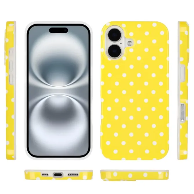 Coque iPhone 17 Motif Pois Design Rétro Protection
