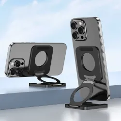 Support Magnétique Double Face Pliable Aluminium | ÉCLIPSE