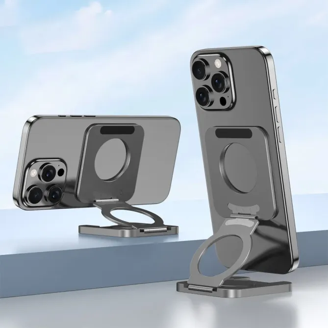 Support Magnétique Double Face Pliable Aluminium | ÉCLIPSE