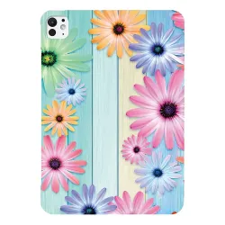 Coque iPad Pro 13 (2025) / 13 (2024) Marguerite Multicolore