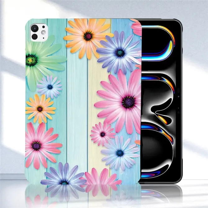 Coque iPad Pro 13 (2025) / 13 (2024) Marguerite Multicolore