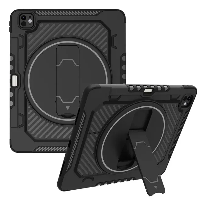 Coque iPad Pro 13 (2025) / 13 (2024) Support Rétractable Porte-Stylet