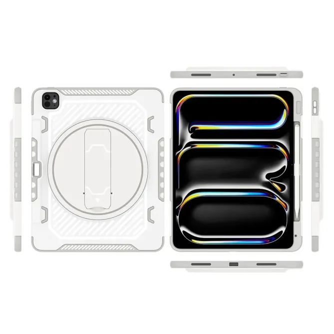 Coque iPad Pro 13 (2025) / 13 (2024) Support Rétractable Porte-Stylet