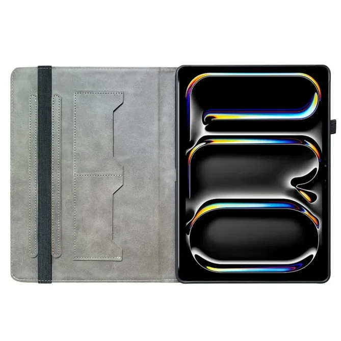 Housse iPad Pro 13 (2025) / (2024) Porte-cartes Papillons Roses