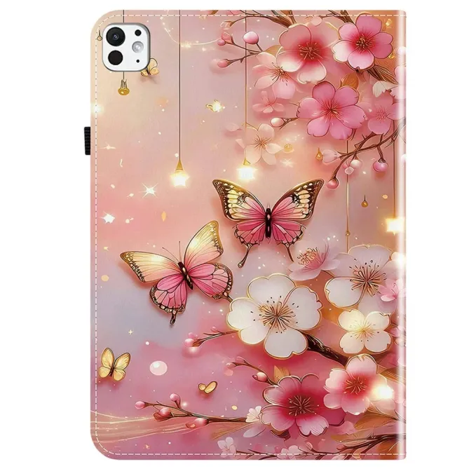 Housse iPad Pro 13 (2025) / (2024) Fleurs de Cerisier et Papillons Lum