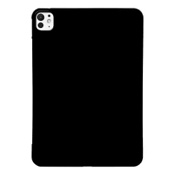 Coque iPad Pro 13 (2025) / (2024) Silicone Souple Mat Noir Ultra-fine