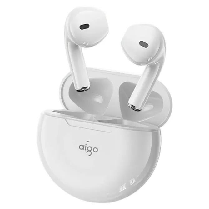 Écouteurs Sans Fil Aigo Bluetooth 5.4 Semi-Intra TWS Tactiles