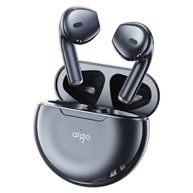 Écouteurs Sans Fil Aigo Bluetooth 5.4 Semi-Intra TWS Tactiles