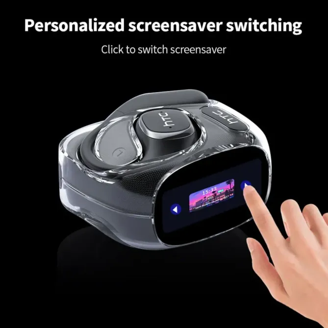 Écouteurs Bluetooth 6.0 Traduction IA Transparent