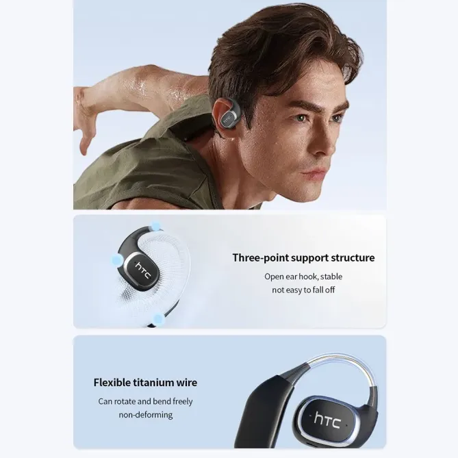 Écouteurs Bluetooth 6.0 Traduction IA Transparent