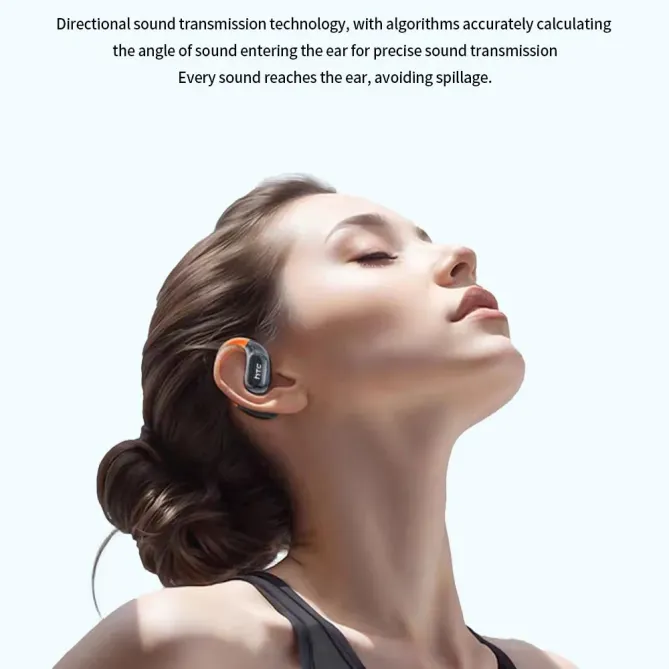 Écouteurs OWS HTC Traduction IA Bluetooth 6.0 Écran Tactile IP55 Sport