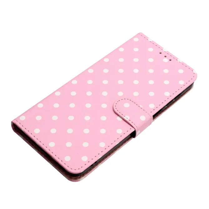 Housse Oppo Find X9 5G à pois avec porte-cartes