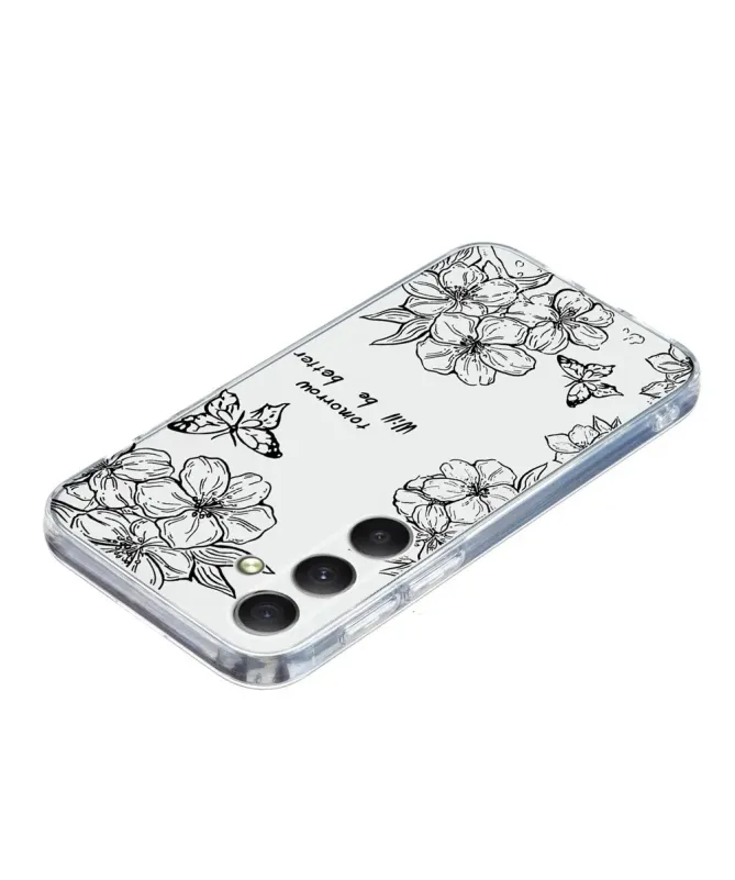 Coque Samsung Galaxy A57 Croquis Papillons