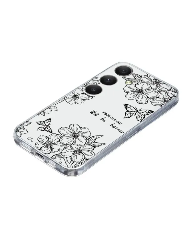Coque Samsung Galaxy A57 Croquis Papillons