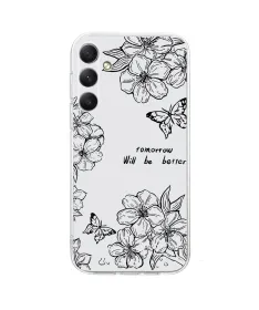 Coque Samsung Galaxy A57 Croquis Papillons
