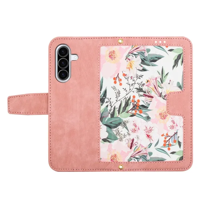 Housse Samsung Galaxy A57 Aquarelle Florale avec Dragonne
